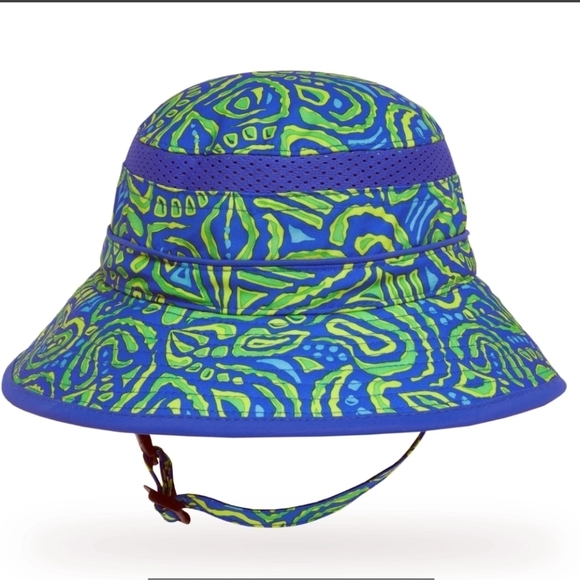 Sunday Afternoons Blue Green Kids Fun Bucket Hat S / 6-24M - Picture 1 of 6